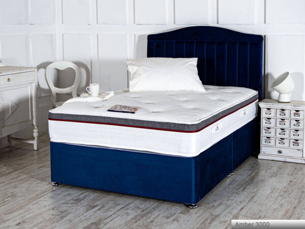 Amber Pocket Sprung Blue Base Mattress